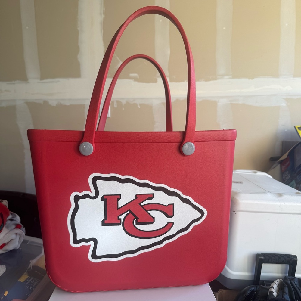 Kansas City Chiefs Red Tote Bag